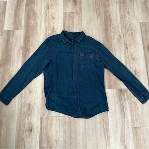 Men's RVCA Denim Shirt Large